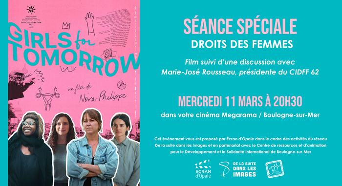Girls for tomorrow Cinéma Megarama Boulogne-sur-Mer Boulogne-sur-Mer