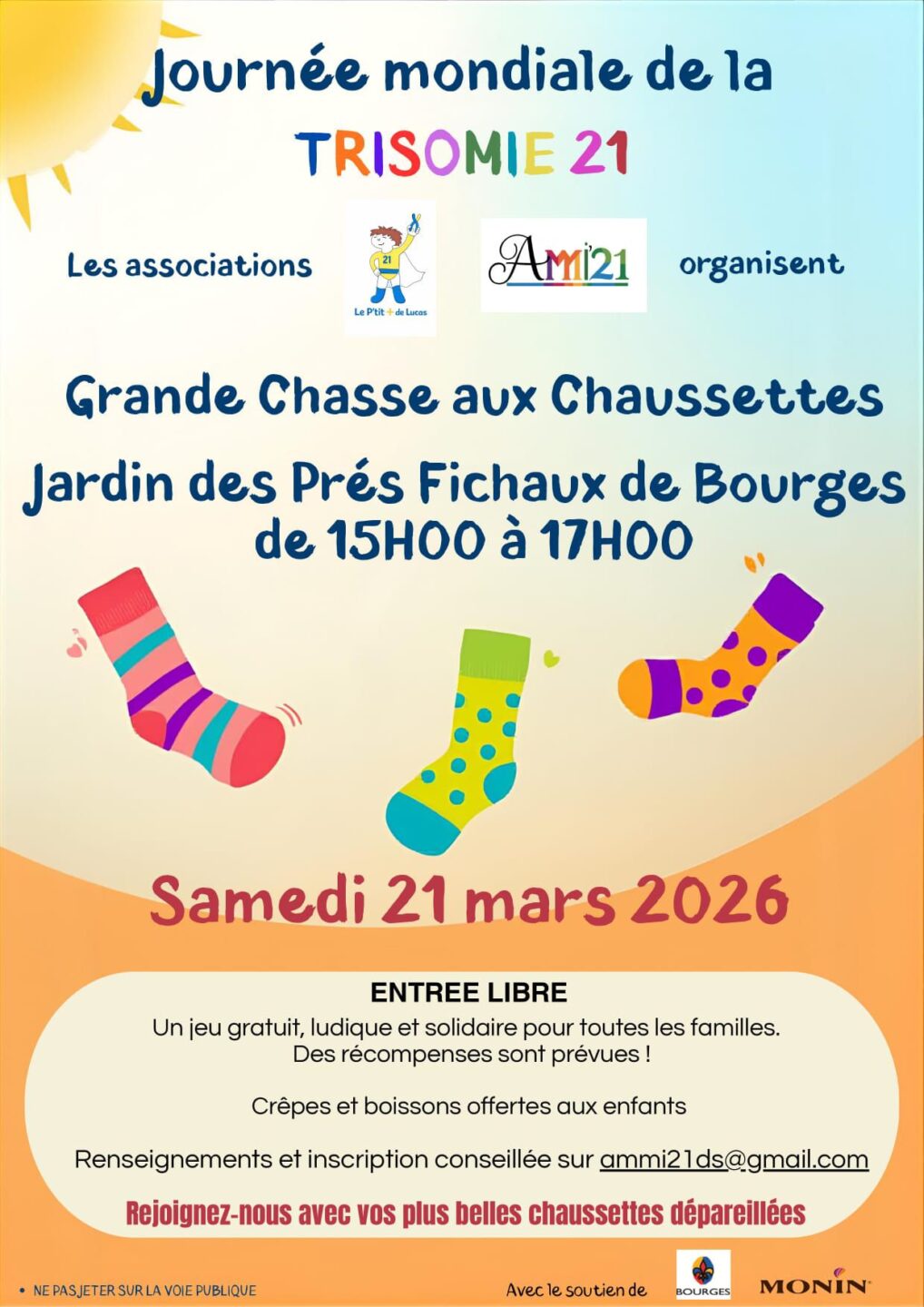 Grande Chasse aux Chaussettes Boulevard de la République Bourges 2026-03-21
