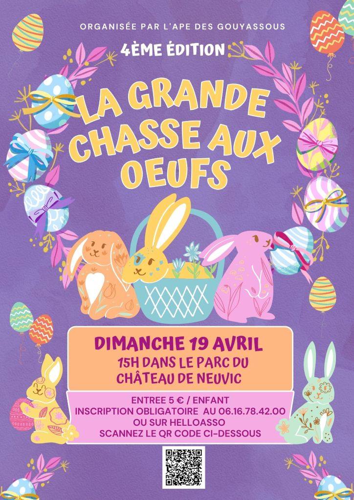 Grande Chasse aux Oeufs Le Château Neuvic 2026-04-19
