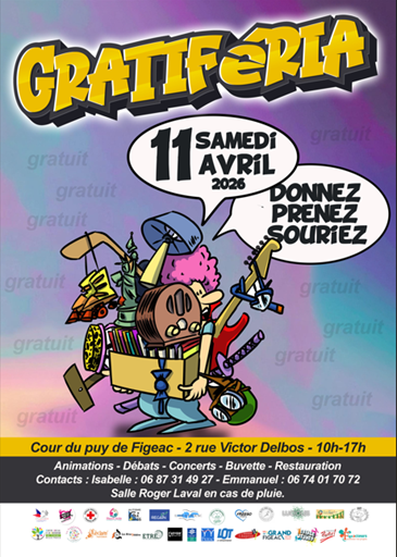 Gratiféria à Figeac 2 rue Victor Delbos Figeac 2026-04-11