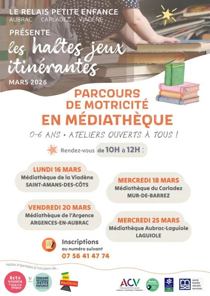 Halte jeux du Relais Petite Enfance à Laguiole 1 rue Lavernhe Pôle Multi-services Laguiole 2026-03-25