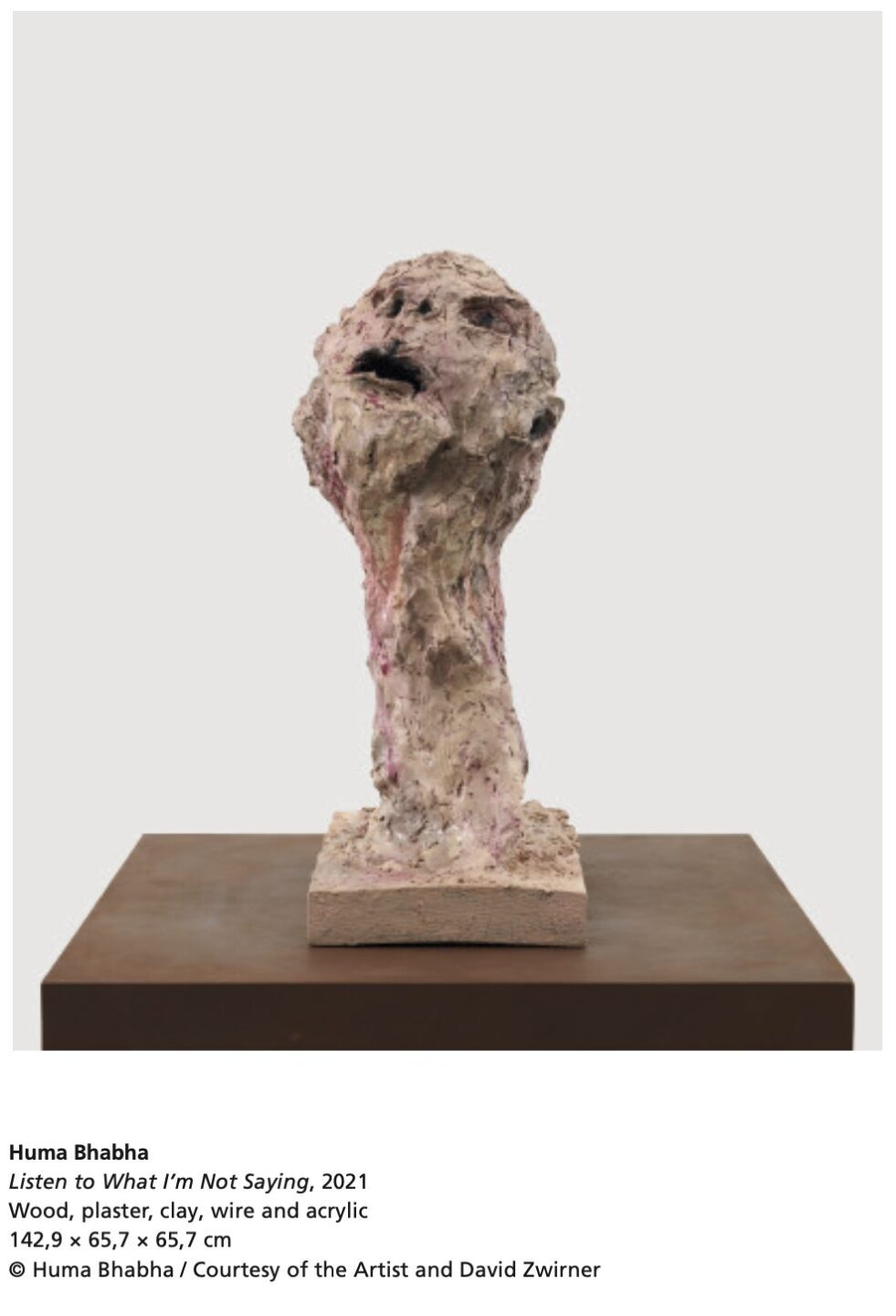 Huma Bhabha Giacometti