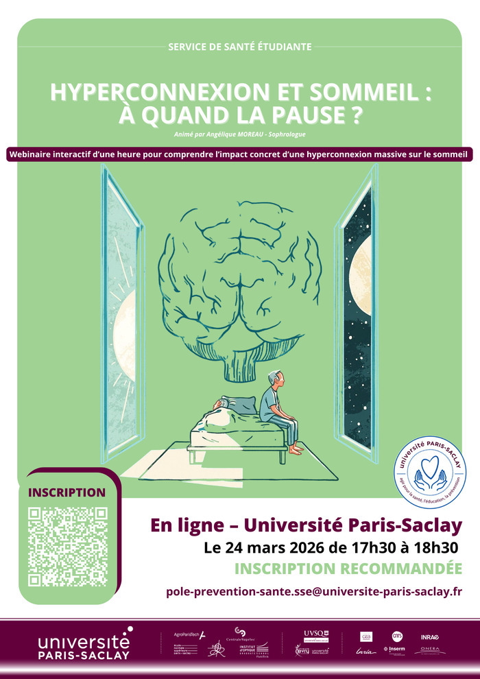 Hyperconnexion et sommeil : A quand la pause ? En visio Orsay