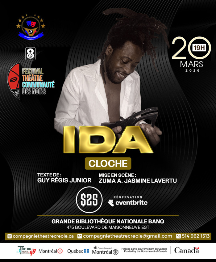 IDA - spectacle de théâtre Auditorium de la Grande Bibliothèque Montréal