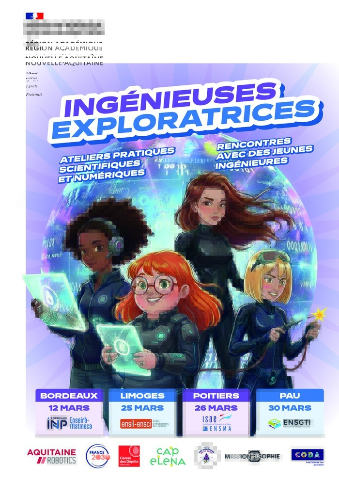 Ingénieuses Exploratrices - Projet CAP ELENA ENSIL-ENSCI Limoges