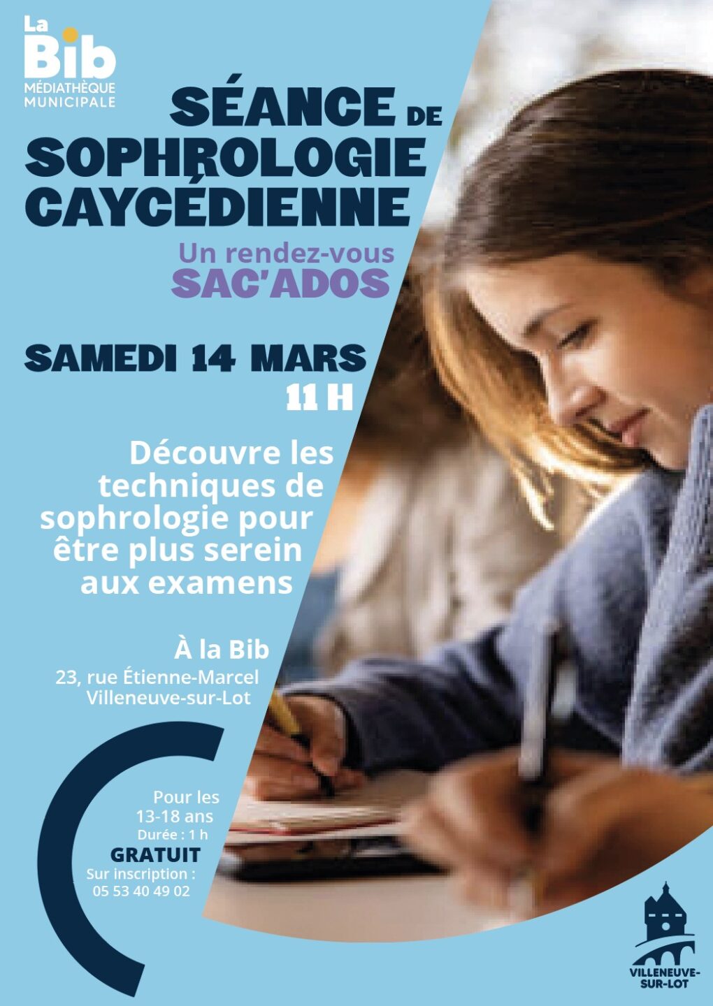 Initiation à la sophrologie pour les 14-18 ans