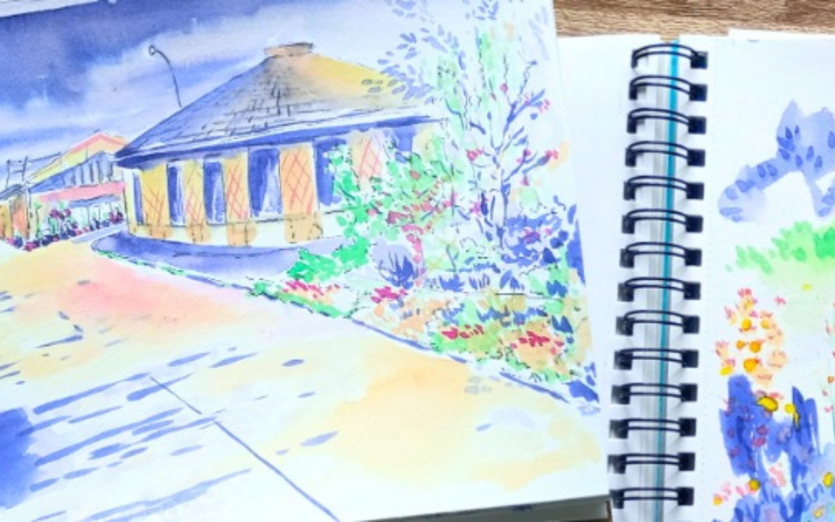 Initiation et pratique : Encres végétales et Aquarelle en plein air Le Plant B