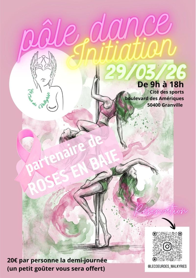 Initiation Pôle Dance pour tous Boulevard des Amériques Granville 2026-03-29