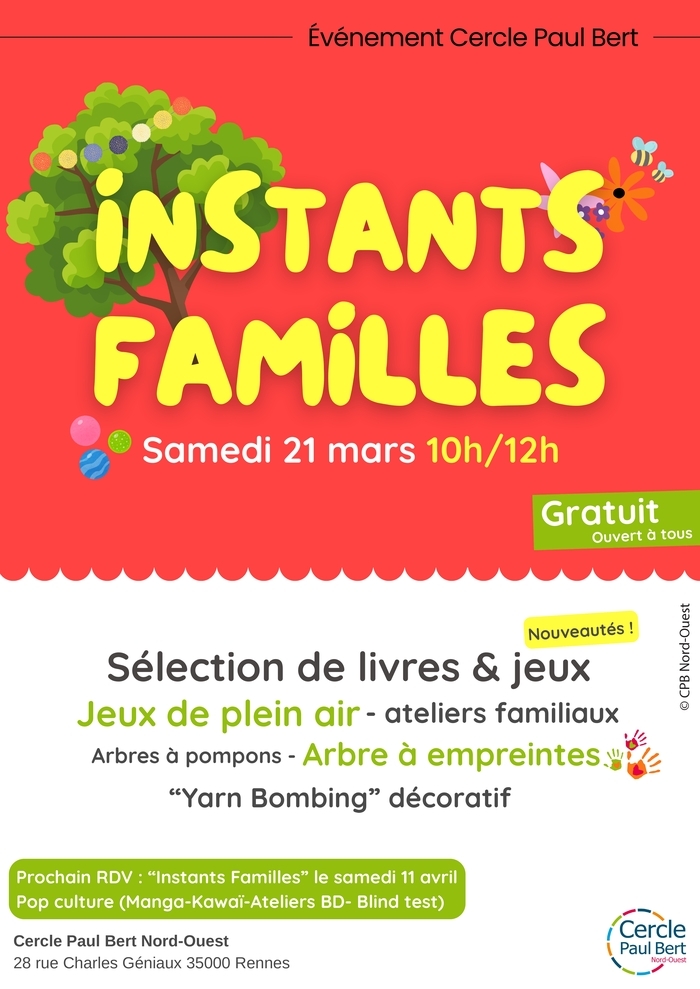 INSTANTS FAMILLES Le Noroît Rennes
