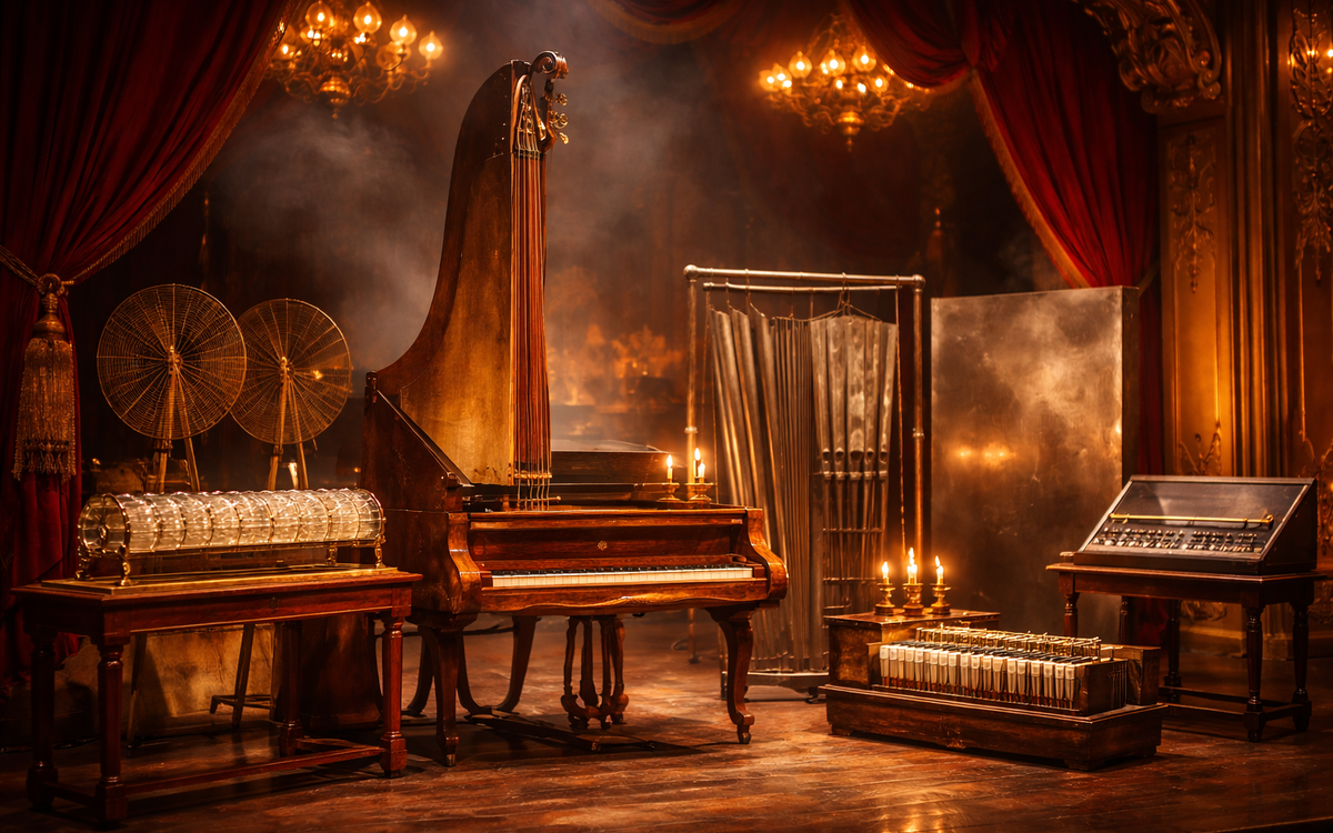 Instruments rares à l’opéra : histoire