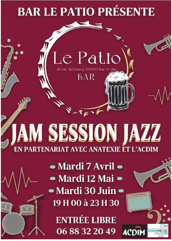 JAM session Jazz 28 Rue du Bourg Bar-le-Duc 2026-04-07