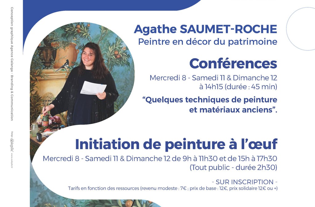 JEMA | Conférence et initiation avec Agathe SAUMET-ROCHE 4 Rue Charles Gonthier Bergerac 2026-04-08