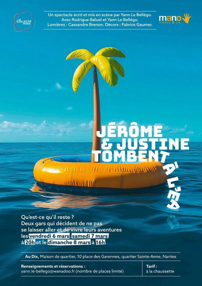 Jérôme et Justine tombent à l'eau Le DIX (Maison de quartier)