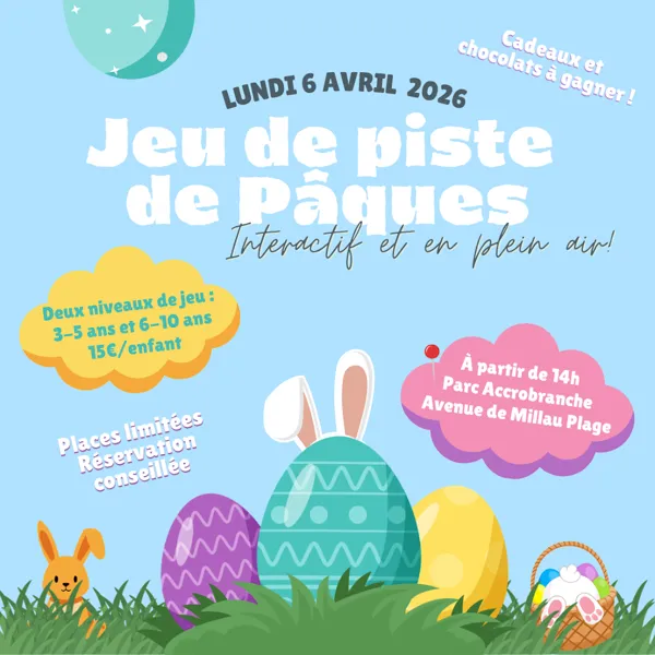 Jeu de piste de Pâques Parc accrobranche 403 av de Millau Plage Millau 2026-04-06
