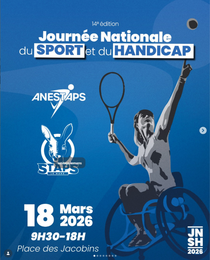 JNSH - Journée Nationale du Sport et du Handicap Devant le cinéma Pathé Le Mans
