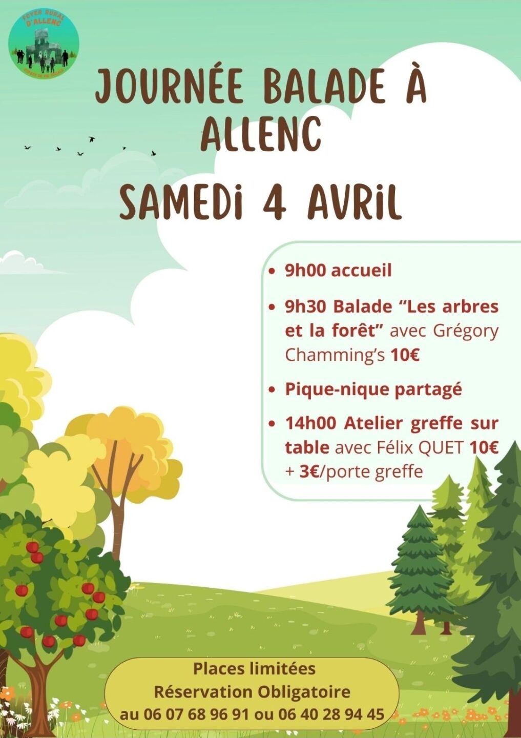 JOURNÉE BALADE À ALLENC Local du Foyer Allenc 2026-04-04