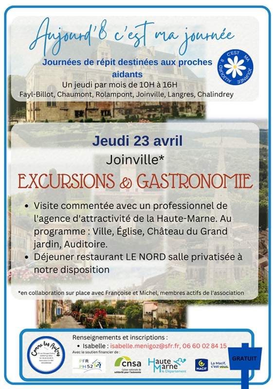 Journée de répit proches aidants centre ville