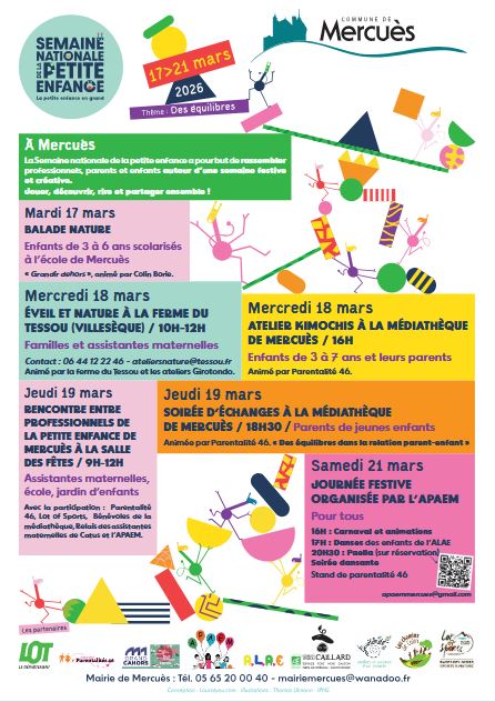 Journée d’échanges autour de la parentalité Chemin de la Portette Mercuès 2026-03-19