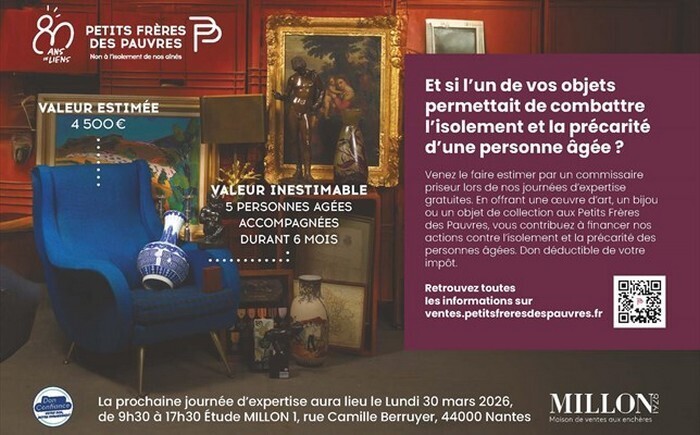 Journée d’expertise gratuite - Petits Frères des Pauvres Étude Millon