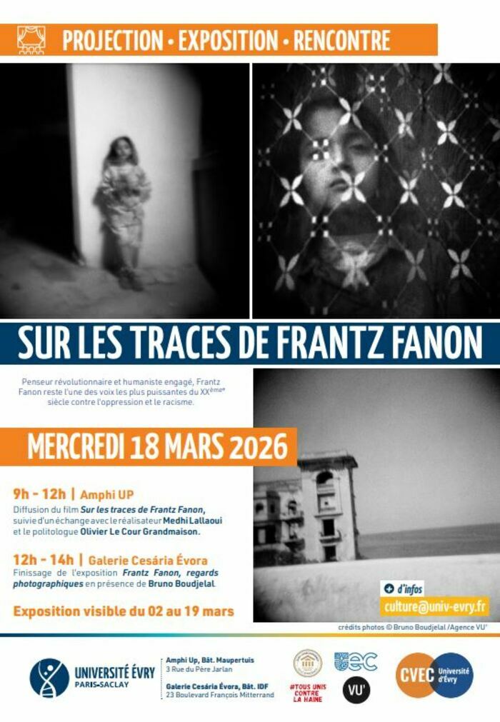 Journée Frantz Fanon : sur les traces d’une pensée en lutte Université d'Évry - Bâtiment Maupertuis - amphi 100 Évry-Courcouronnes