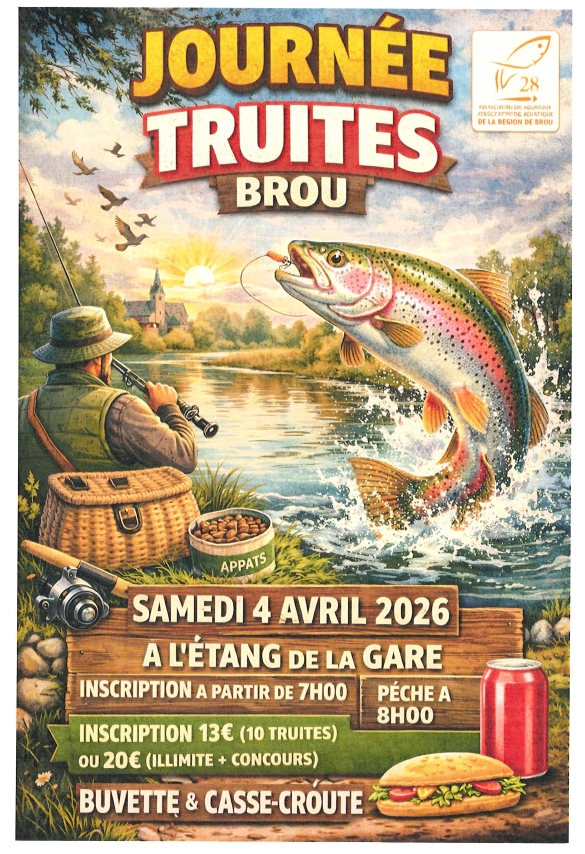 Journée truites Etang de la gare Brou 2026-04-04