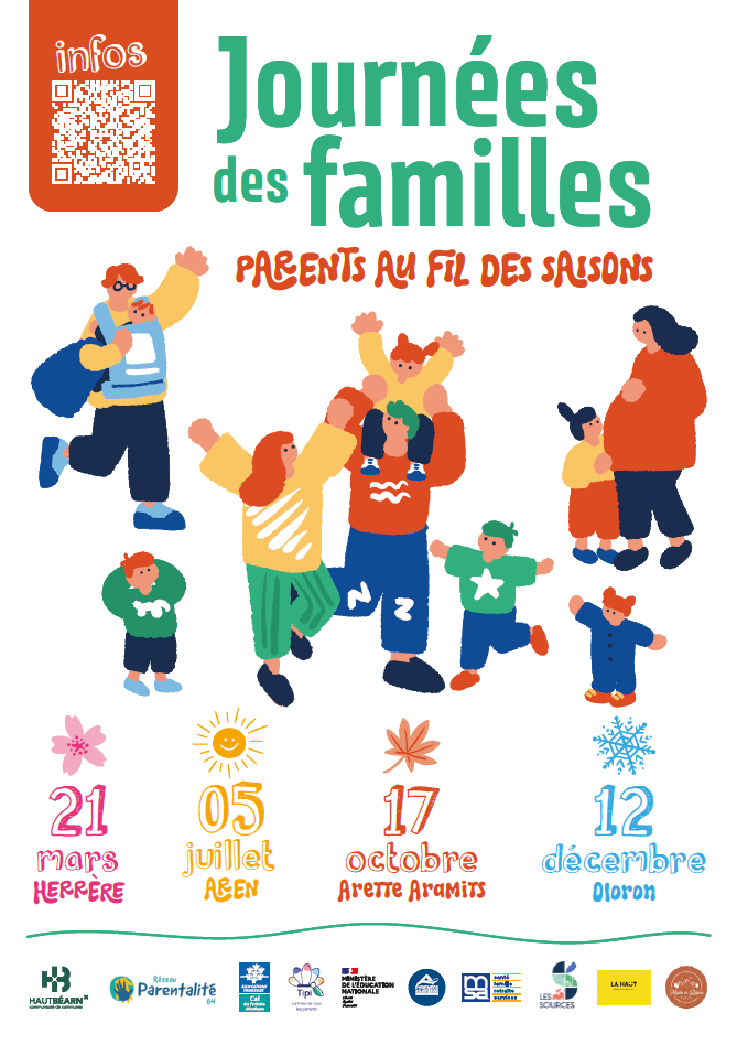 Journées des familles en Haut-Béarn 4 rendez-vous pour les parents au fil des saisons Rue de la Salle des Fêtes Herrère 2026-03-21