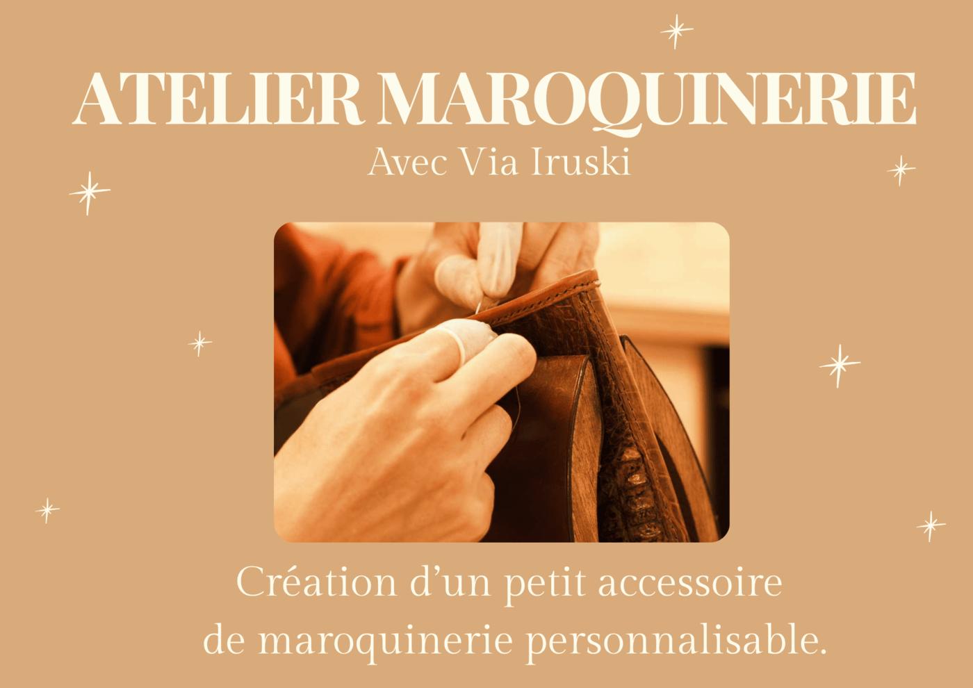 Journées Européennes des Métiers d'Art Atelier avec Via Iruski Abbadia