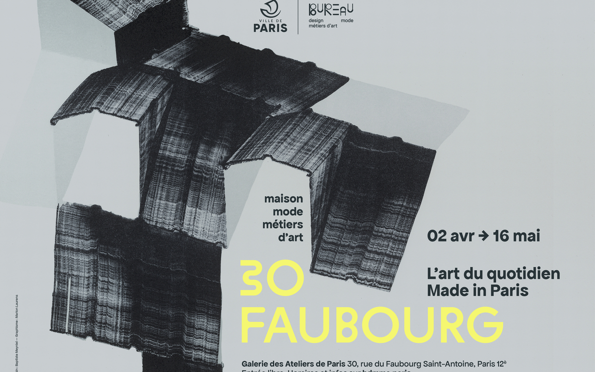 Journées Européennes des Métiers d'Art : exposition 30 Faubourg