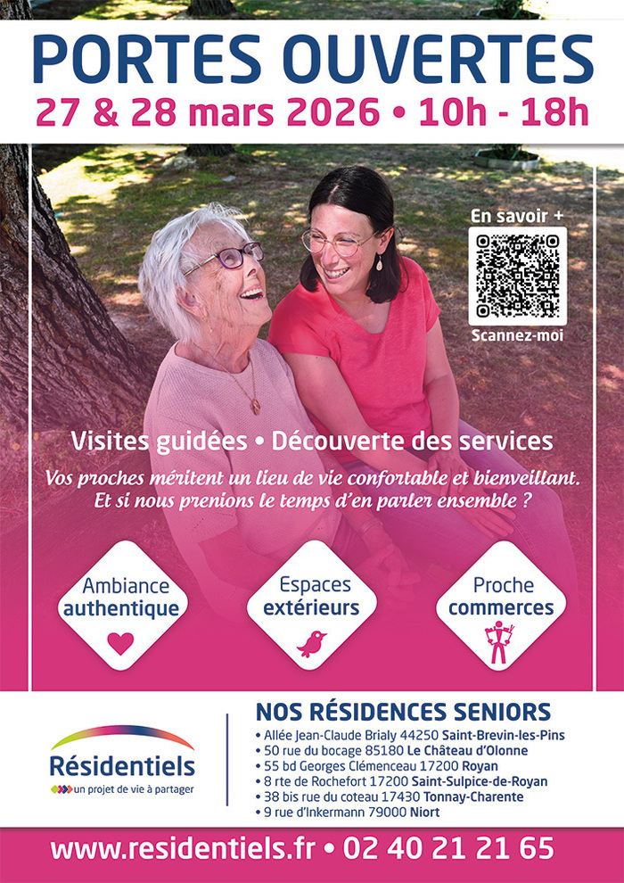 Journées portes-ouvertes aux Résidentiels Les Résidentiels de Tonnay-Charente Tonnay-Charente