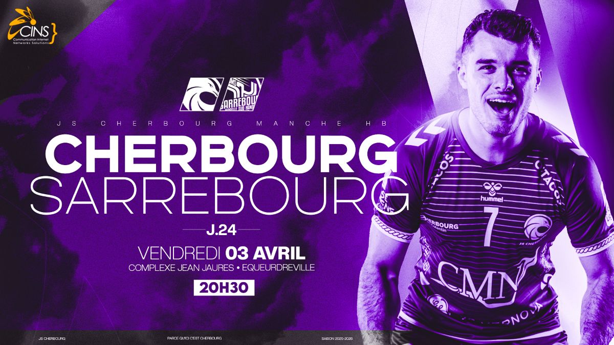 JS Cherbourg Handball x Sarrebourg Complexe Jean Jaurès Cherbourg-en-Cotentin 2026-04-03
