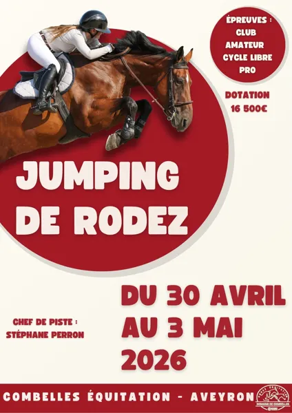Jumping de Rodez au Domaine de Combelles Chemin de Combelles Le Monastère 2026-04-30