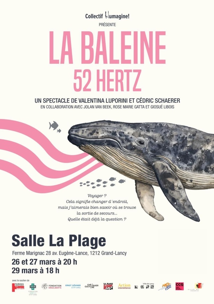 La baleine 52 hertz Maison de quartier Sous l’Etoile Grand-Lancy