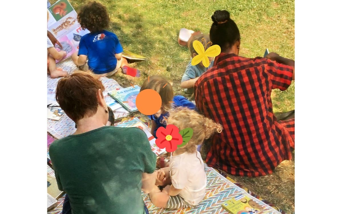 La bibliothèque Georges Brassens est de sortie ! Jardin Françoise-Héritier  PARIS