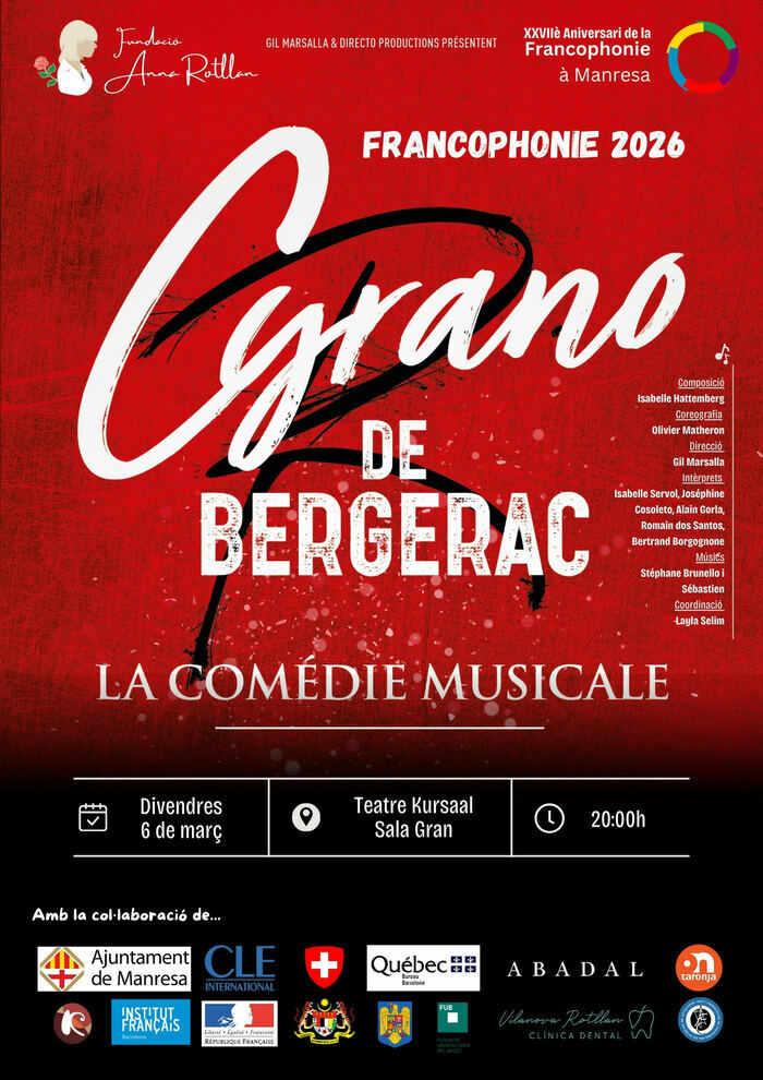 La comédie musicale : Cyrano de Bergerac de Gil Marsalla Manresa