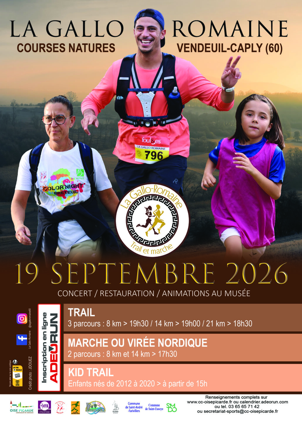 La Gallo-Romaine Trails et marches Les Marmousets Vendeuil-Caply 2026-09-19