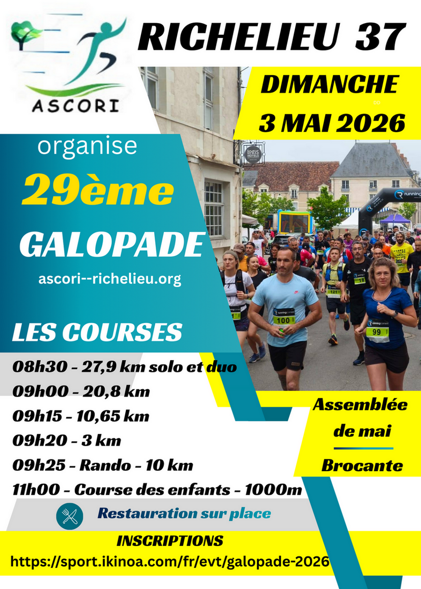 La Galopade & L'Assemblée de Mai Place du Marché Richelieu 2026-05-03