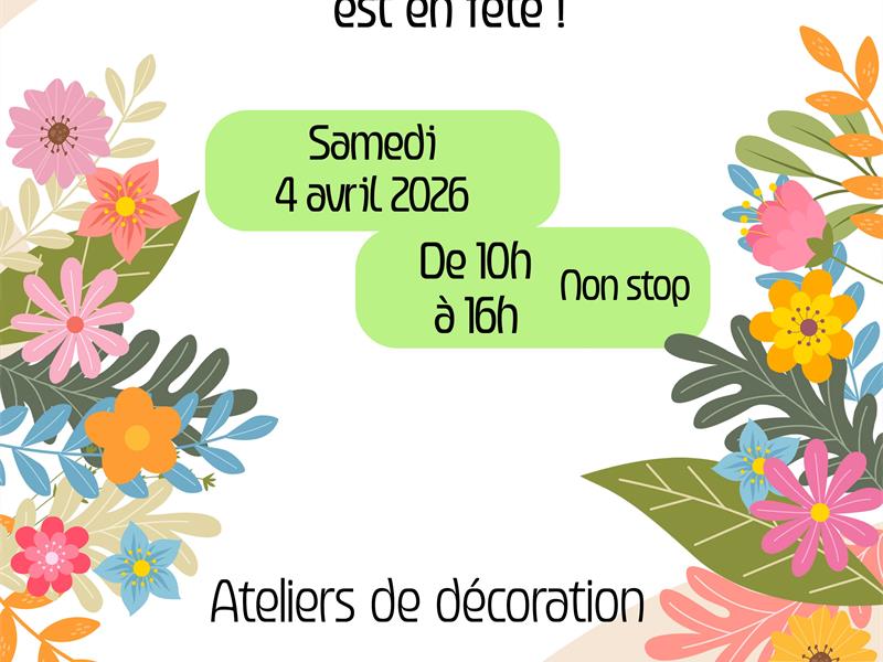 La médiathèque de Ligny en Barrois fête le printemps ! 7 Rue de l'Asile Ligny-en-Barrois 2026-04-04