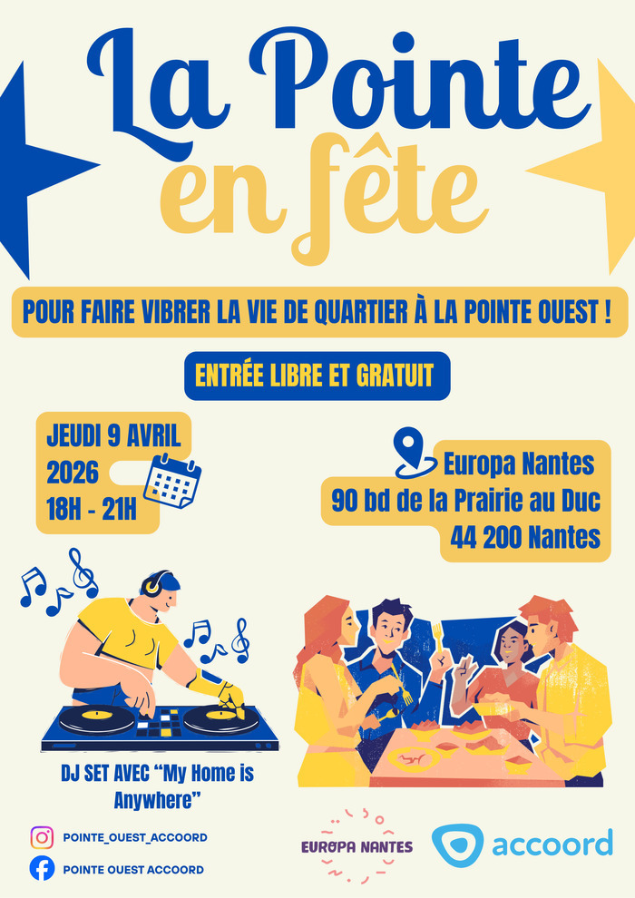 La Pointe en fête ! Maison de l'Europe - Europa Nantes