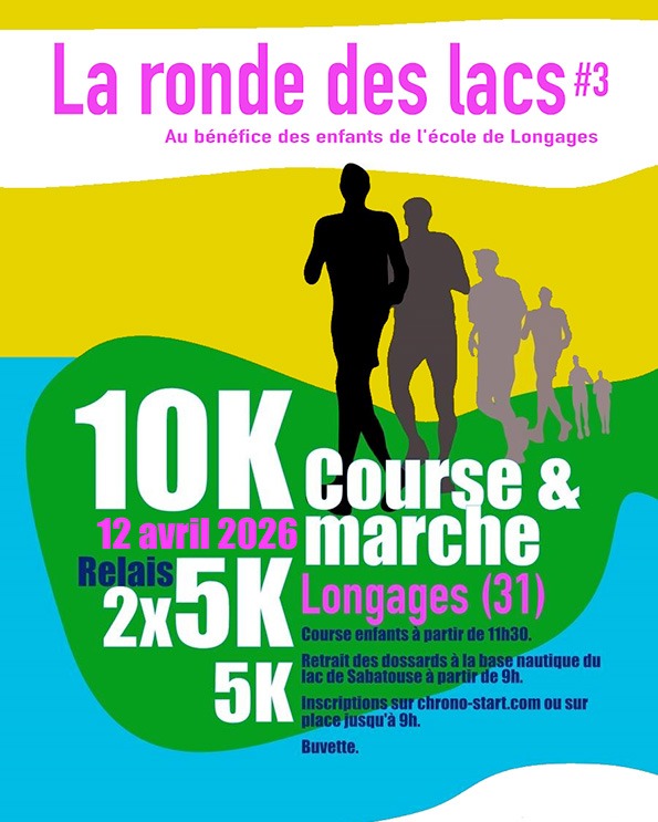 LA RONDE DES LACS  Longages 2026-04-12