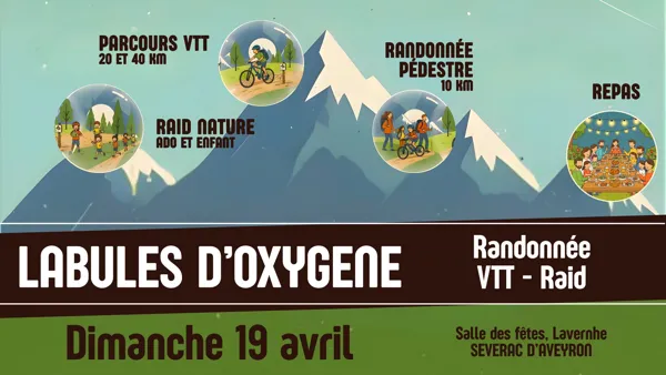 Labules d'oxygène Journée sportive Lavernhe Sévérac d'Aveyron 2026-04-19