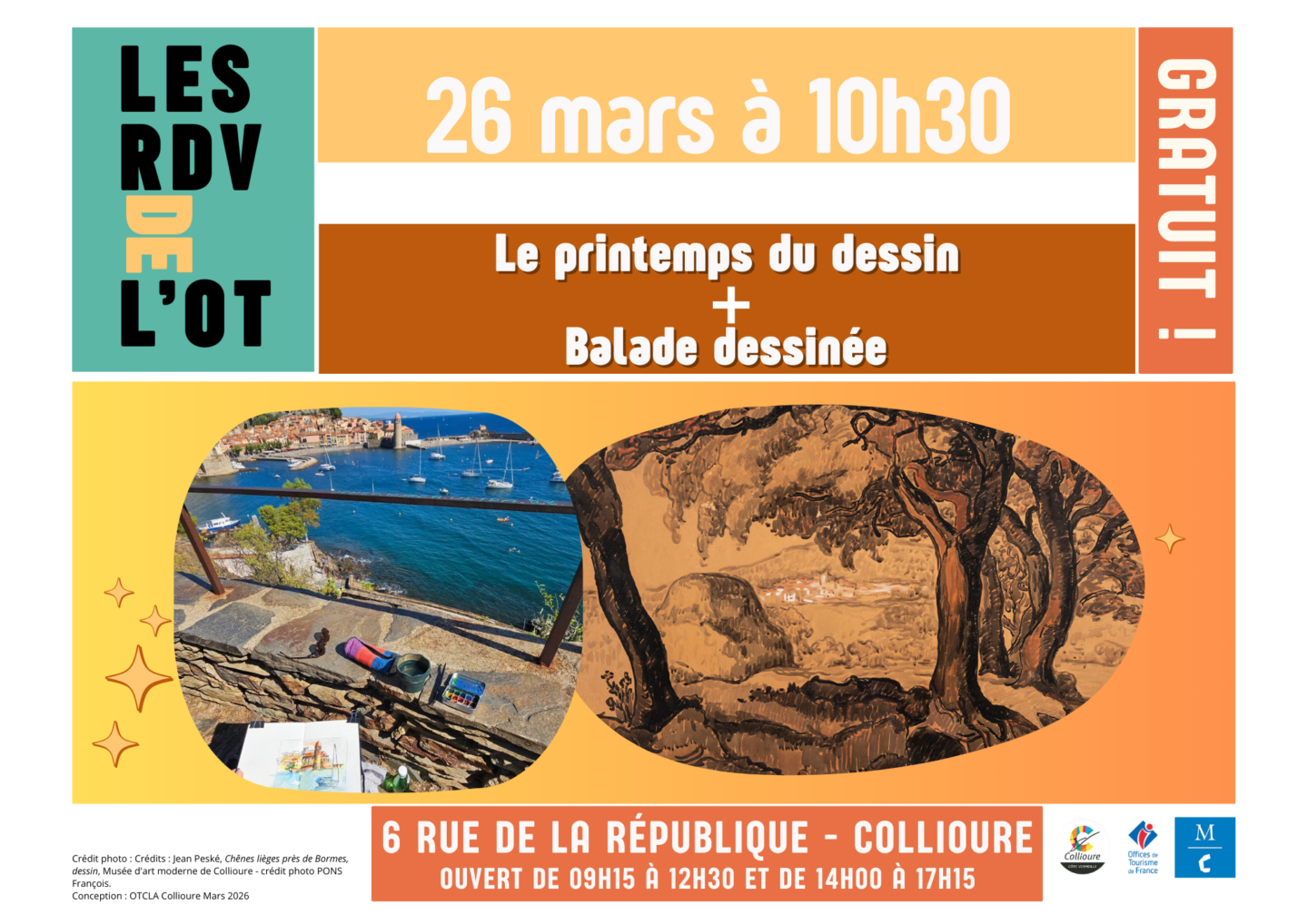 LE MUSÉE S’INVITE À L’OFFICE DE TOURISME LE MUSÉE S'INVITE À L'OFFICE DE TOURISME 6 Rue de la République Collioure 2026-03-26