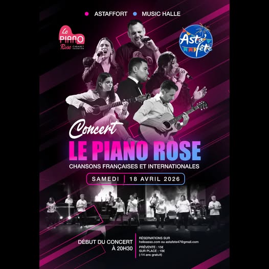 Le Piano Rose Music Halle Astaffort 2026-04-18