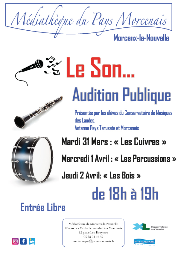 Le Son Audition Publique Les Percussions