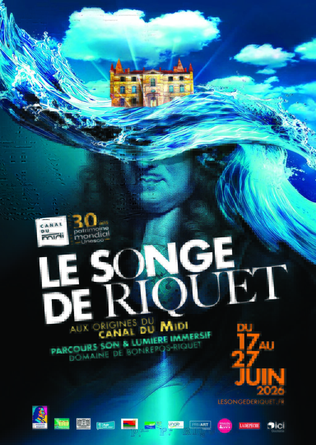 LE SONGE DE RIQUET 2026 30 ANS UNESCO-CANAL DU MIDI CHÂTEAU DE BONREPOS-RIQUET Bonrepos-Riquet 2026-06-24