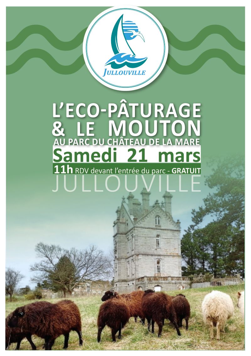 l'Eco-pâturage du parc du Château de la Mare Avenue de Kairon Jullouville 2026-03-21