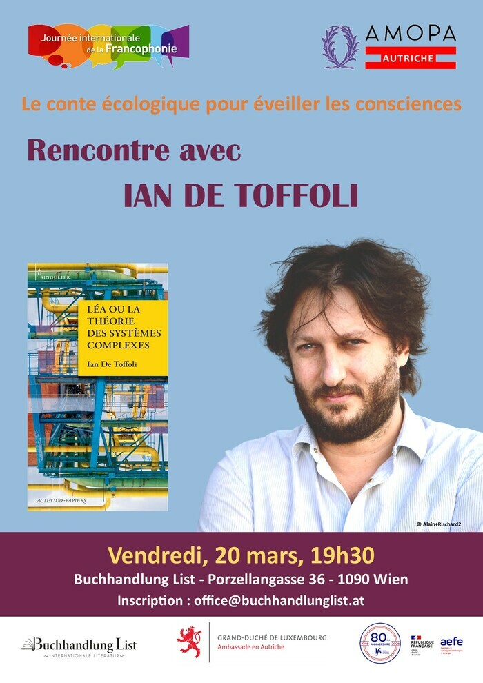 Lecture-rencontre avec Ian De Toffoli Buchhandlung LIST Vienne