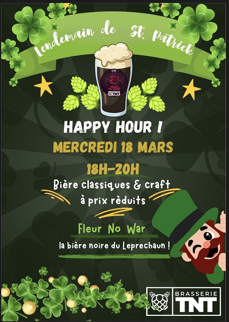 Lendemain de St Patrick (Brasserie TNT)