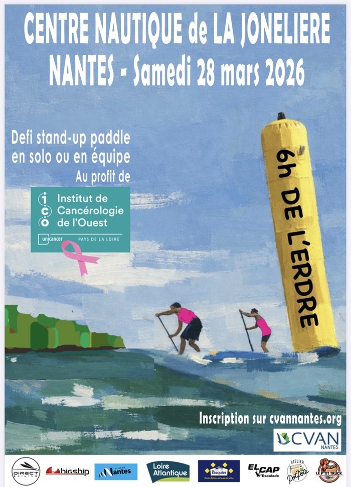 Les 6 heures de l’Erdre - SUP Paddle Nantes Centre Nautique Nantais