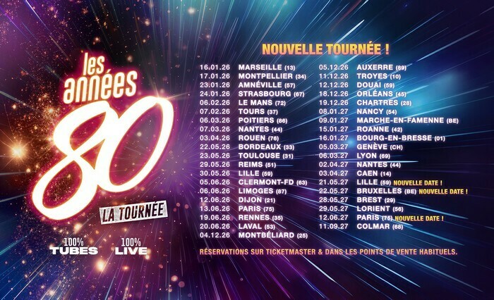 Les années 80 - La Tournée Zénith de Nantes Métropole Saint-Herblain