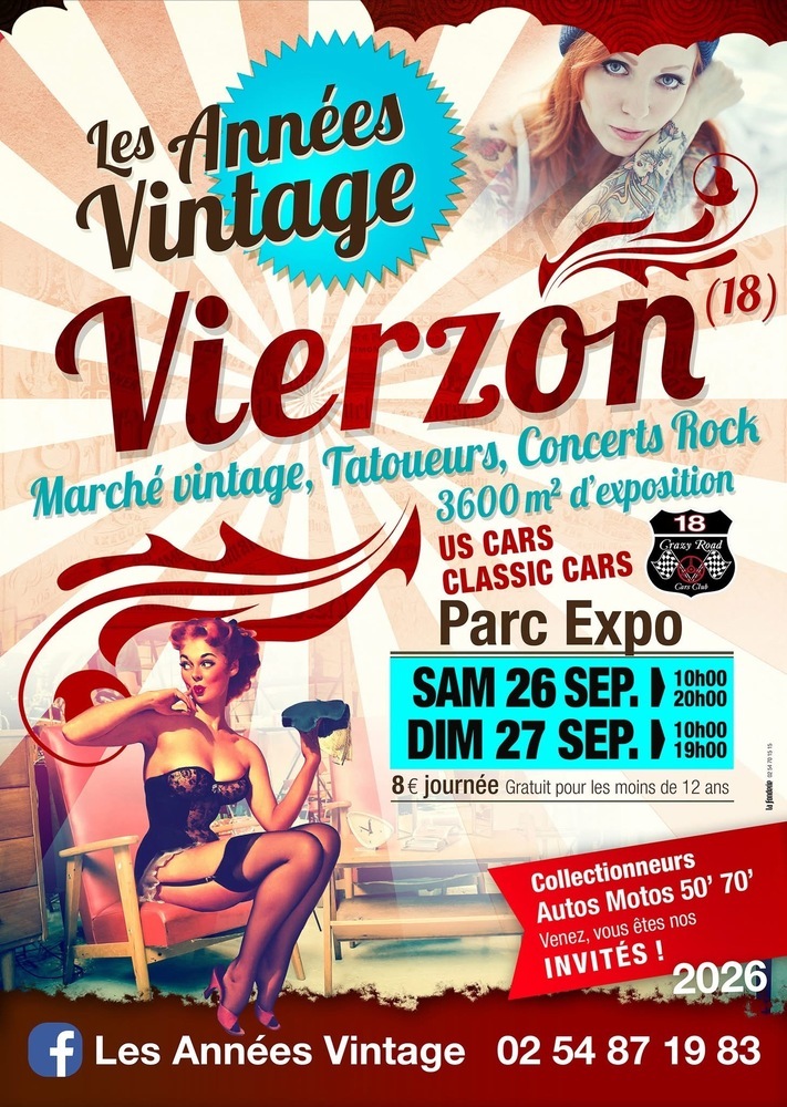 Les Années Vintage 1380 Place de la Libération Vierzon 2026-09-26